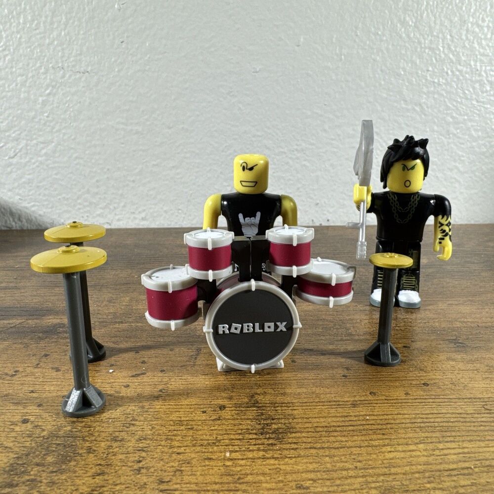 ROBL0X 2x PUNK ROCKERS Lot Series 2 Band INCOMPLETE -NO CODE